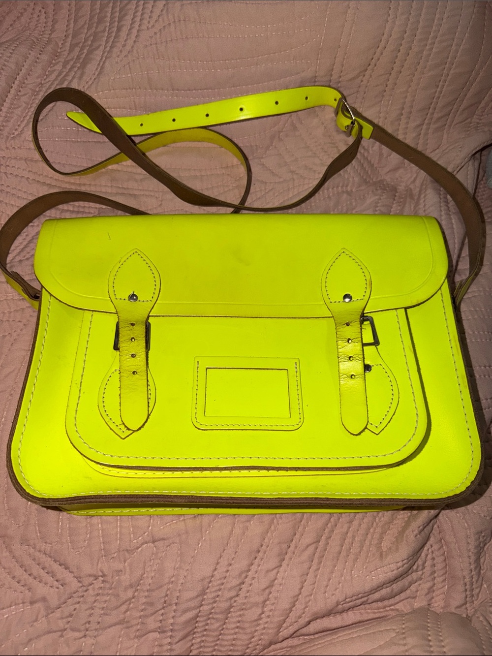 Cambridge Satchel Highlighter
Bright Yellow Satchel Bag